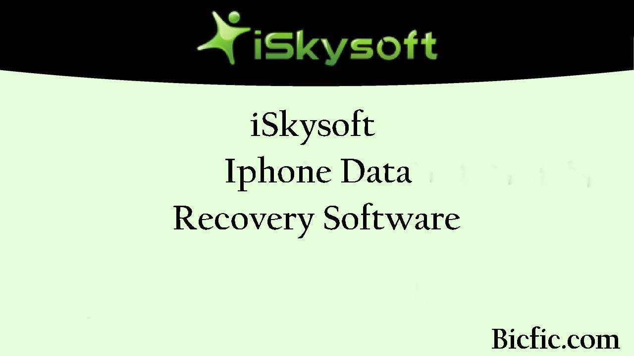 iskysoft iphone data recovery